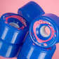 Chaya Big Softie Clear Blue 65mm Quad Wheels - Inlinex