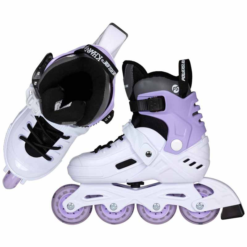 Powerslide Khaan Junior NXT White Kids Skates - Inlinex