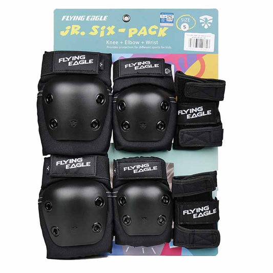 Flying Eagle Valiant Jr Black Gear Protective Set - Inlinex - alternate view