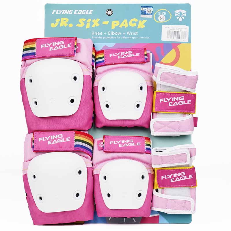 Flying Eagle Valiant Jr Pink Gear Protective Set - Inlinex