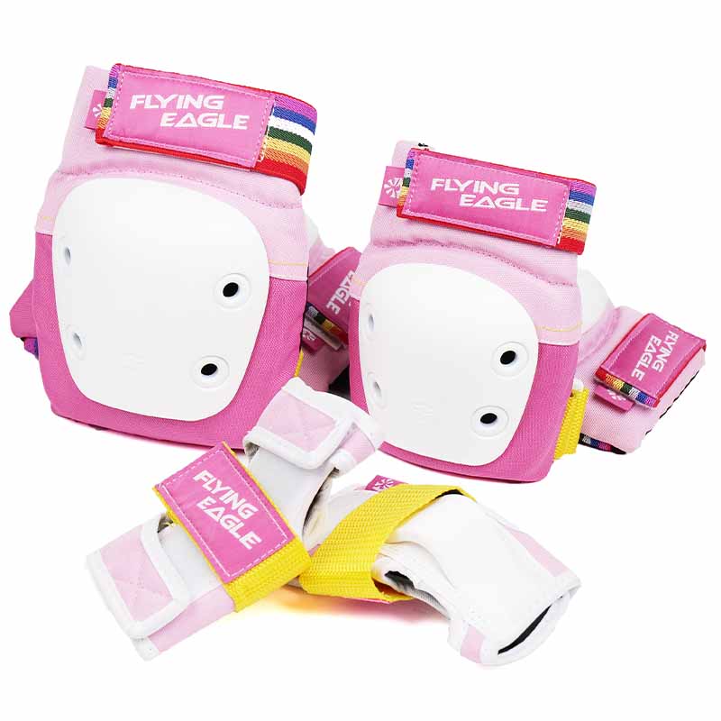 Flying Eagle Valiant Jr Pink Gear Protective Set - Inlinex
