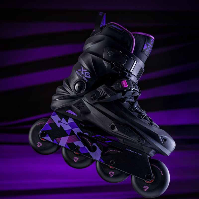 Flying Eagle X6 Reaver Black Violet Skates - Inlinex