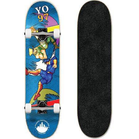 Yocaher Retro 7.5" Complete Skateboard - Inlinex - alternate view