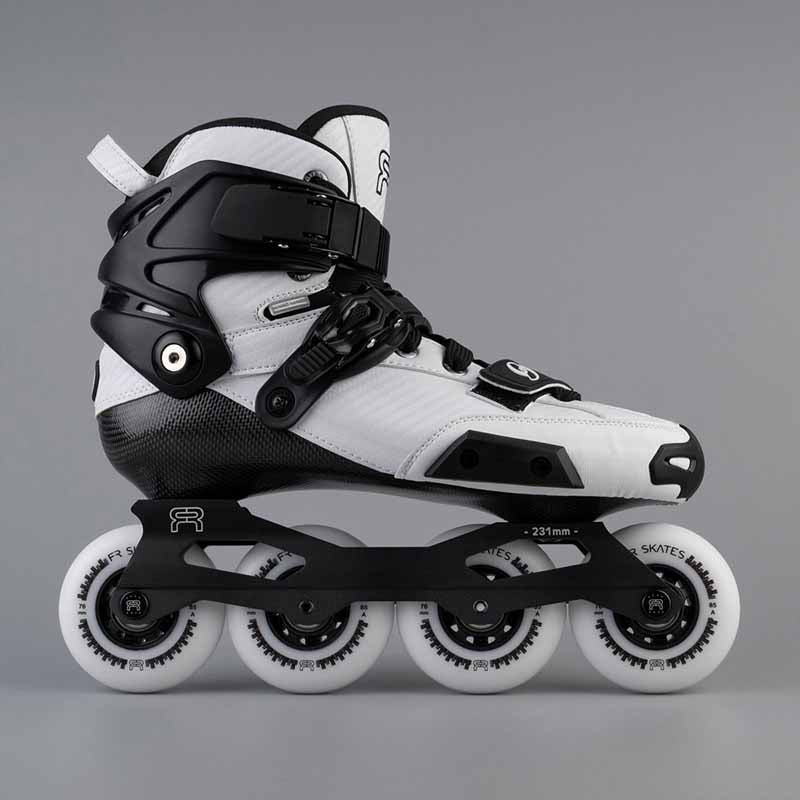 FR Spin White Skates - Inlinex
