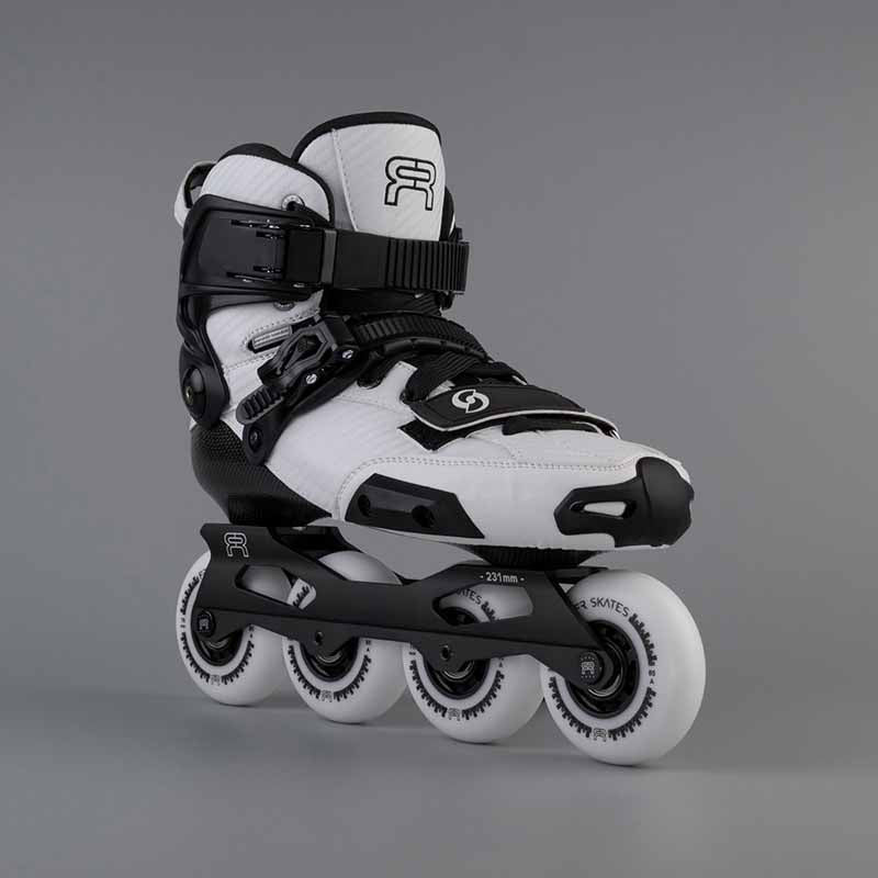 FR Spin White Skates - Inlinex