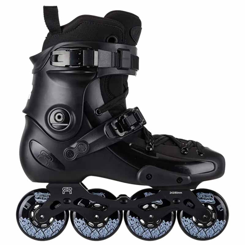 FR1 80 Intuition V3 Black Skate - Inlinex