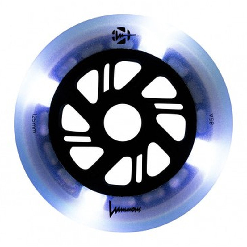 Ruedas LED luminosas de 125 mm
