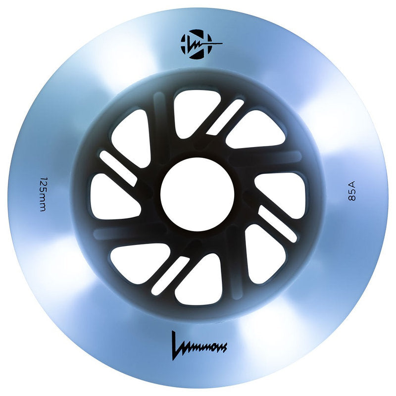 Ruedas LED luminosas de 125 mm