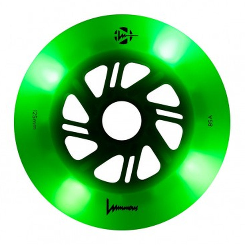 Ruedas LED luminosas de 125 mm