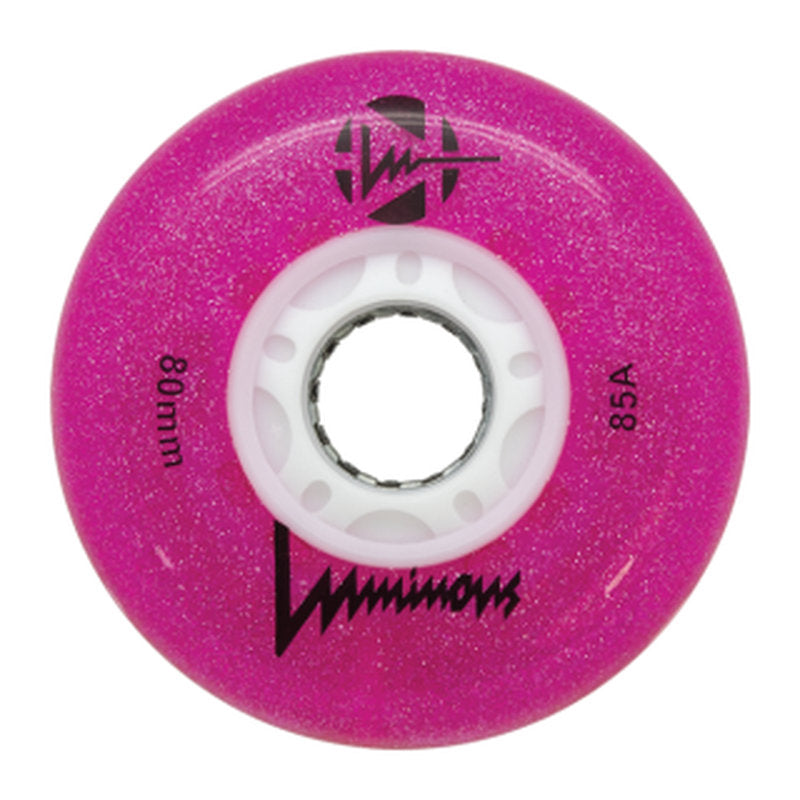 Ruedas luminosas LED de 80 mm