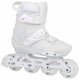 Patines para niños de rayón blanco luminoso