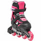 Rollerblade Microblade Black Pink Kids Skates - Inlinex