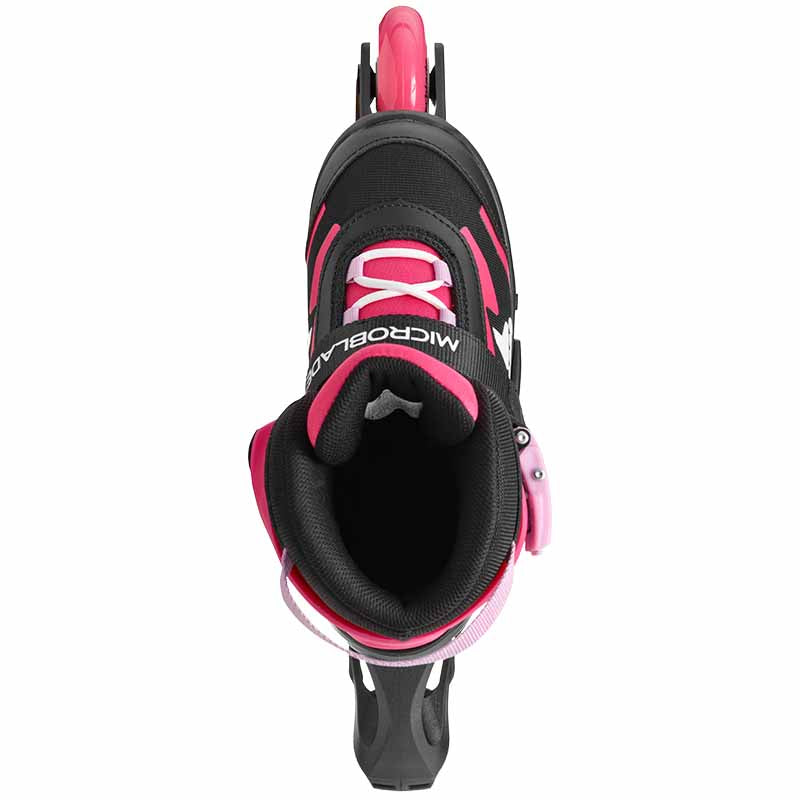 Rollerblade Microblade Black Pink Kids Skates - Inlinex