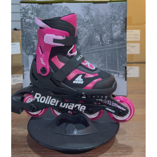 Rollerblade Microblade Black Pink Kids Skates - alternate view