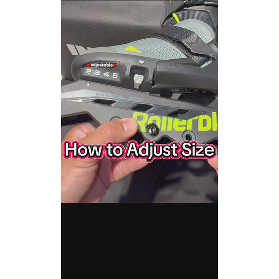 Patines Rollerblade Microblade SL Black Lime para niños