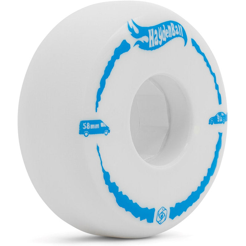Red Eye Childhood Ball 58mm 91A Wheels childhood ball 58mm 91a angle