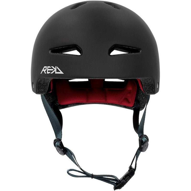 REKD Ultralite In-Mold Helmet black ultralite in mold helmet black front