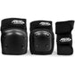 REKD Junior Heavy Duty Triple Pad Set black junior heavy duty pad set black main