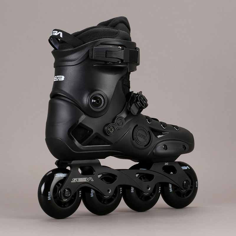 Seba E3 80 Black Premium Skates - Inlinex