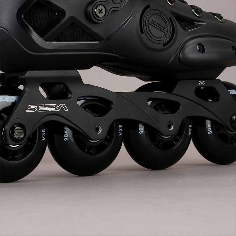 Seba E3 80 Black Premium Skates - Inlinex