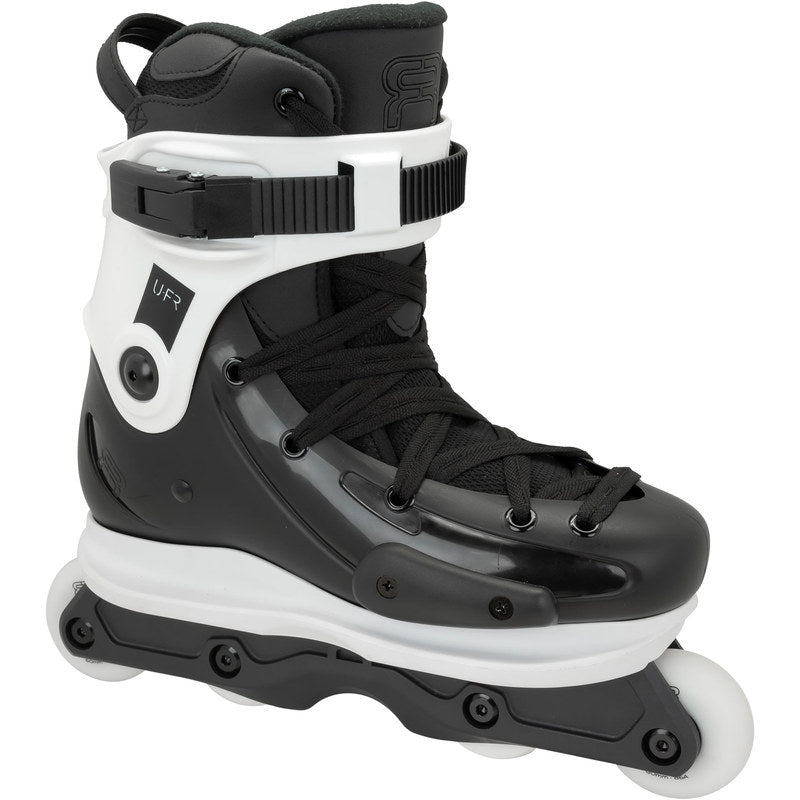 FR UFR J Black White Kids Skates