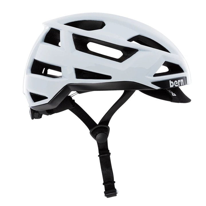 Bern FL-1 Pave Visor White Helmet - Inlinex