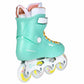 Powerslide Zoom Baby Blue 80 Skates - Inlinex