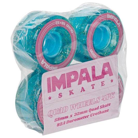 Impala 4 Pack Holographic Glitter Quad Wheels - Inlinex - alternate view